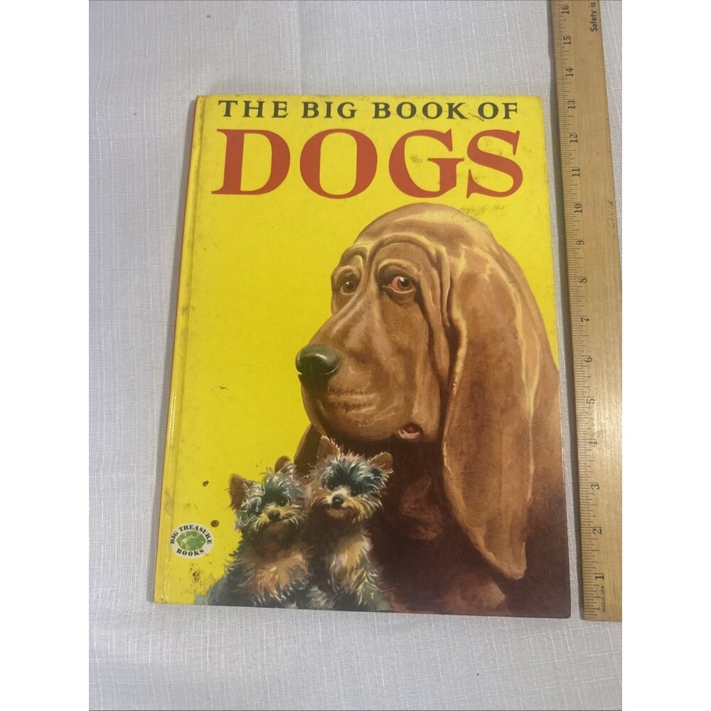 Vintage The Big Book Of Dogs 1952 HC By Felix Sutton Antique HTF Children’s Kids